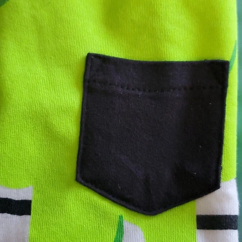 Cat & Jack Halloween Slime‎ Striped Outfit Unisex Size Small 6/6X